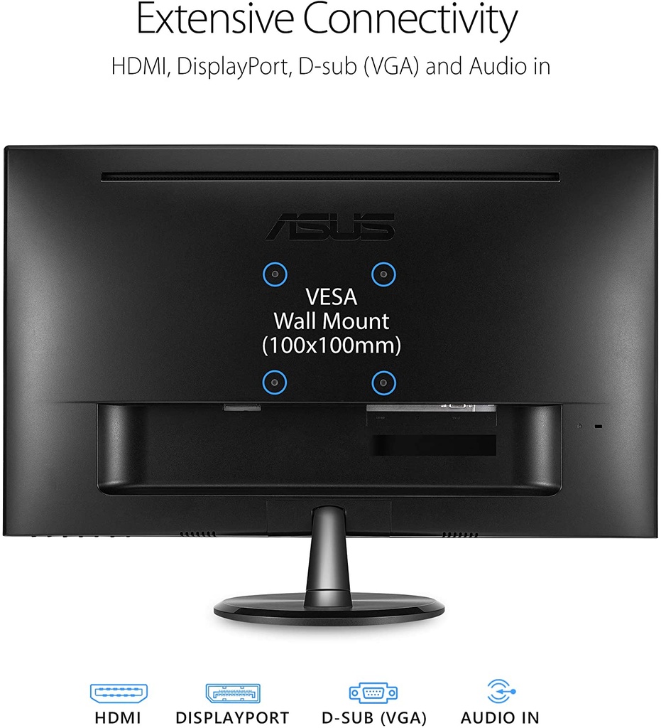 Asus VP249QGR 23.8” 144Hz Full HD (1920 x 1080) IPS 1ms FreeSync Extreme Low Motion Blur Eye Care