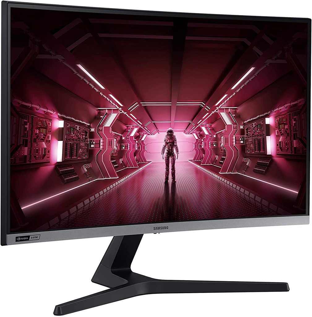 SAMSUNG 24-Inch CRG5 144Hz Curved Gaming Monitor (LC24RG50FQNXZA) â€“ Computer Monitor, 1920 x 1080p Resolution, 4ms , FreeSync