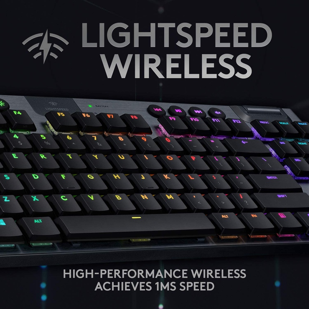 Logitech G915 TKL Tenkeyless Lightspeed Wireless RGB Mechanical