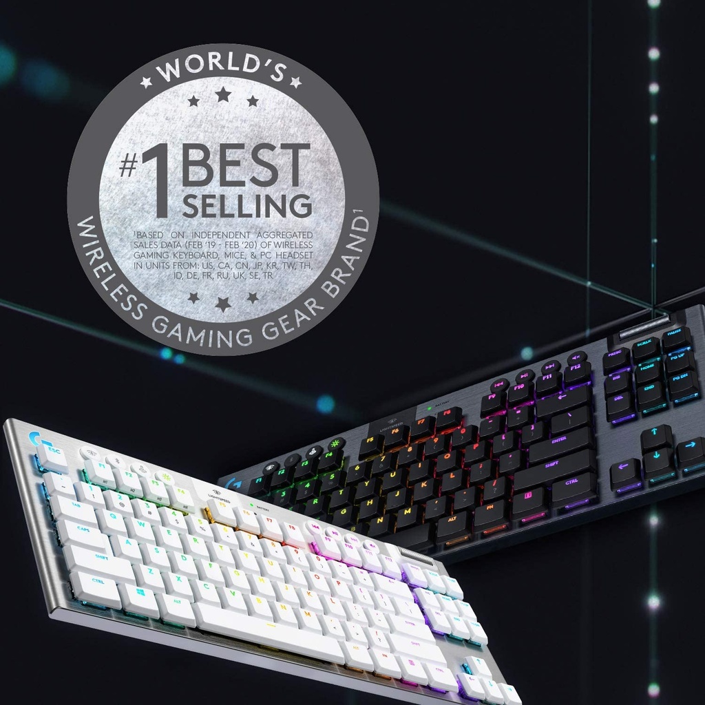 Logitech G915 TKL Tenkeyless Lightspeed Wireless RGB Mechanical