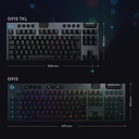 Logitech G915 TKL Tenkeyless Lightspeed Wireless RGB Mechanical