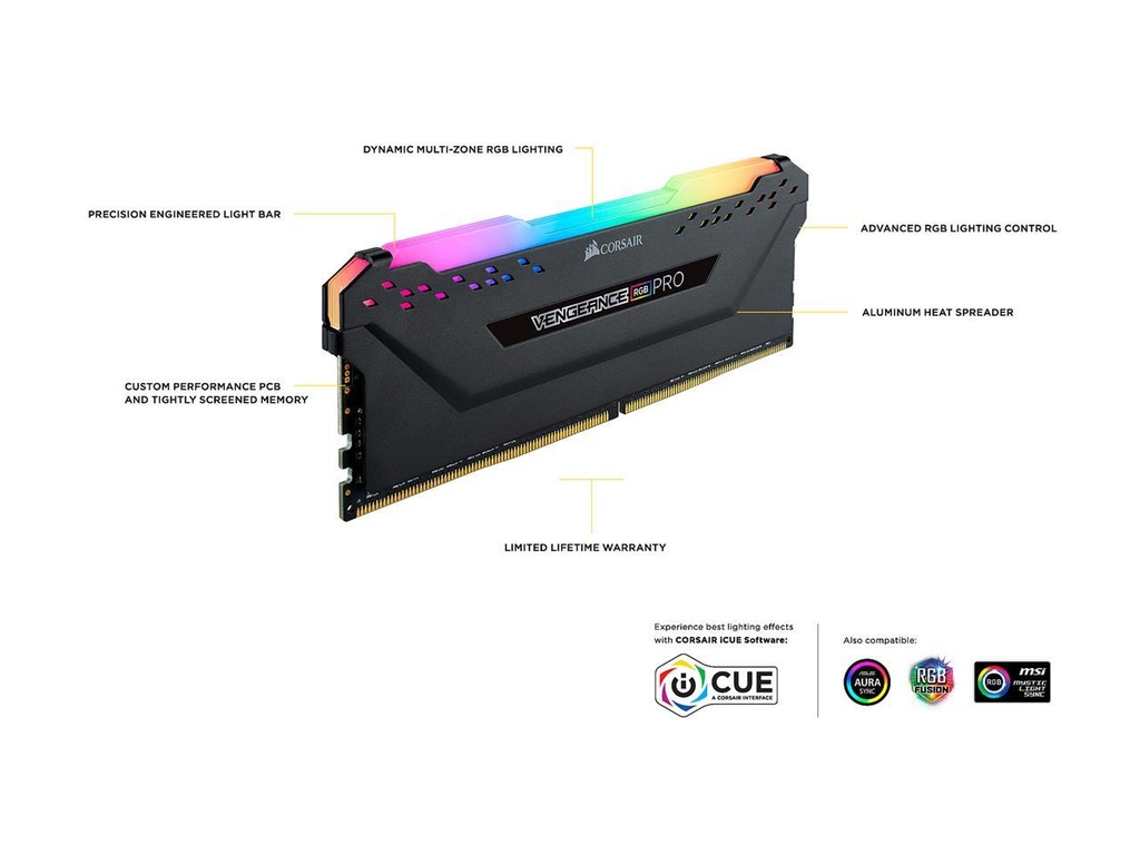 CORSAIR Vengeance RGB Pro 8GB DDR4 3200