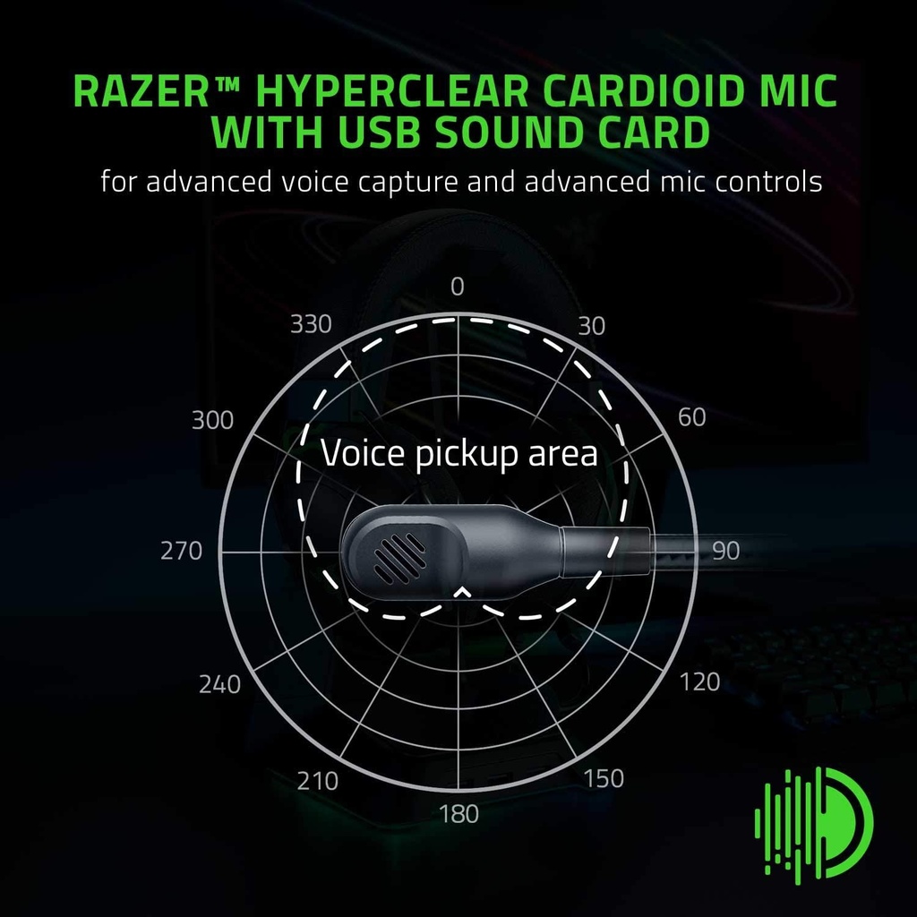 Razer BlackShark V2 Gaming Headset: THX 7.1 Spatial Surround Sound