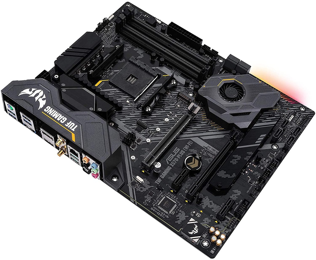 ASUS AM4 TUF Gaming X570-Plus (Wi-Fi) ATX Motherboard with PCIe 4.0, Dual M.2, 12+2 with Dr. MOS Power Stage, HDMI, DP, SATA 6Gb/s, USB 3.2 Gen 2 and Aura Sync RGB Lighting
