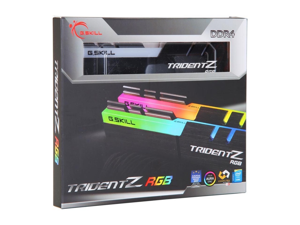 G.SKILL Trident Z RGB - 16GB (2 x 8GB) DR4 3600 - F4-3600C18D-16GTZRX (AMD Certified)