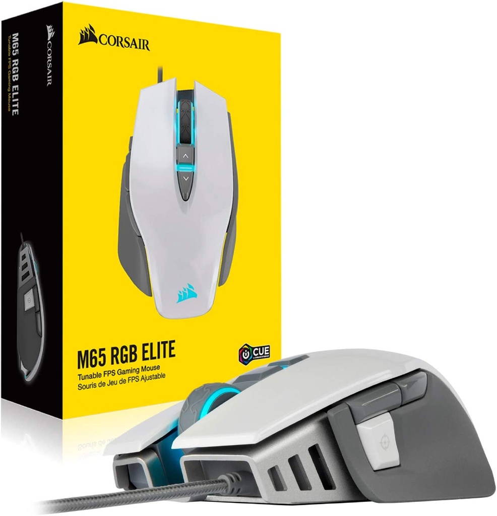 Corsair M65 RGB Elite - White