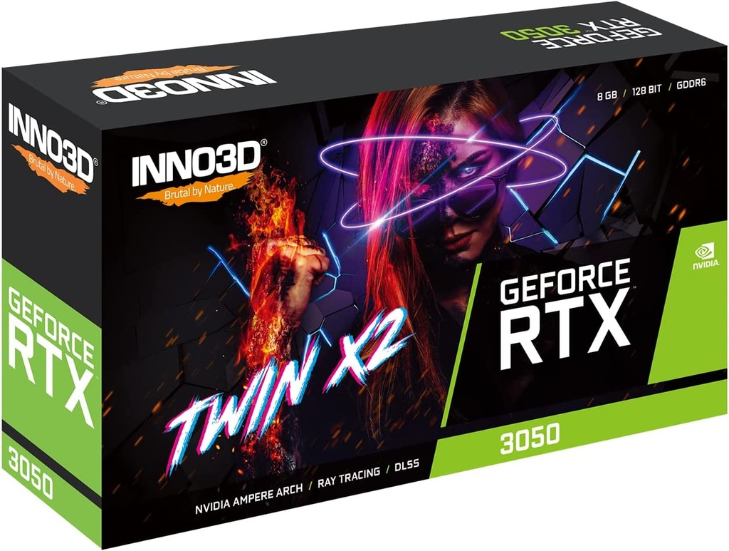 INNO3D Geforce RTX 3050 Twin X2 OC 8GB