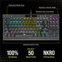 CORSAIR K70 RGB TKL | CHAMPION SERIES Tenkeyless Mechanical Gaming Keyboard | CHERRY MX SPEED