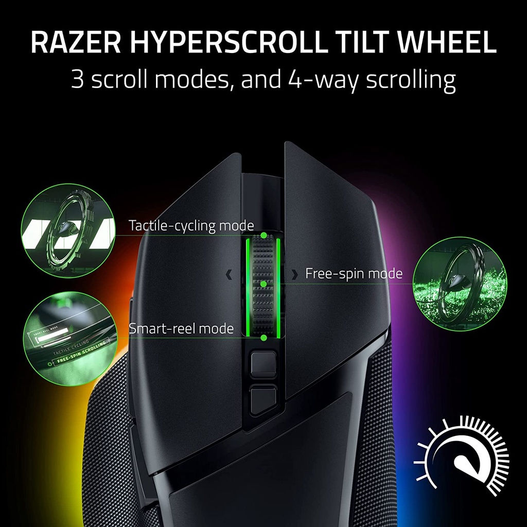 Razer Basilisk V3 Pro Customizable Wireless Gaming Mouse