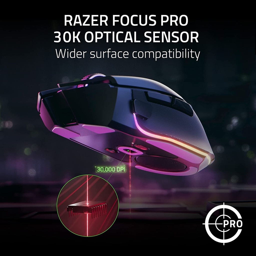 Razer Basilisk V3 Pro Customizable Wireless Gaming Mouse
