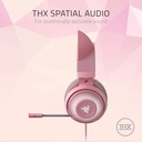 Razer Kraken Kitty RGB USB Gaming Headset: THX 7.1 Spatial Surround Sound