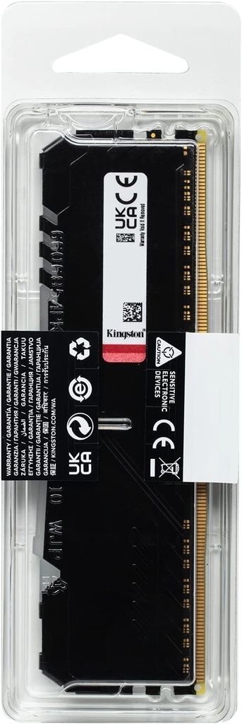 Kingston FURY Beast RGB 16GB (1x16GB) 3200MT/s DDR4 CL16