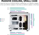 Crystal Series 280X RGB Tempered Glass Micro ATX Case | White