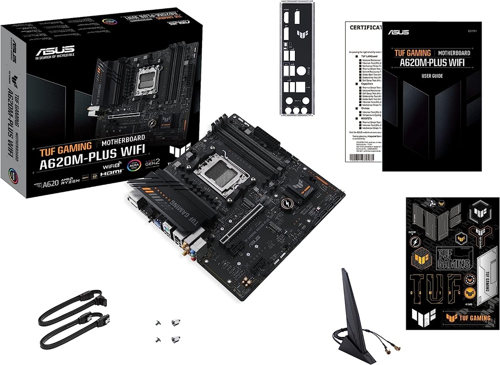 ASUS TUF GAMING A620M-PLUS WIFI AM5