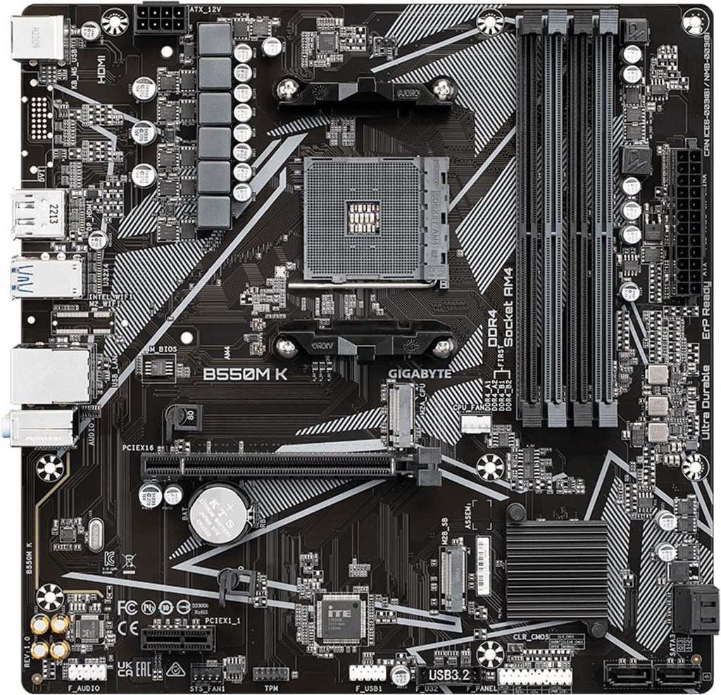 GIGABYTE B550M K AM4