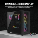 Corsair iCUE 4000D RGB Airflow | BLACK