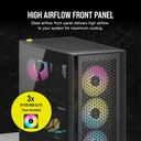 Corsair iCUE 4000D RGB Airflow | BLACK