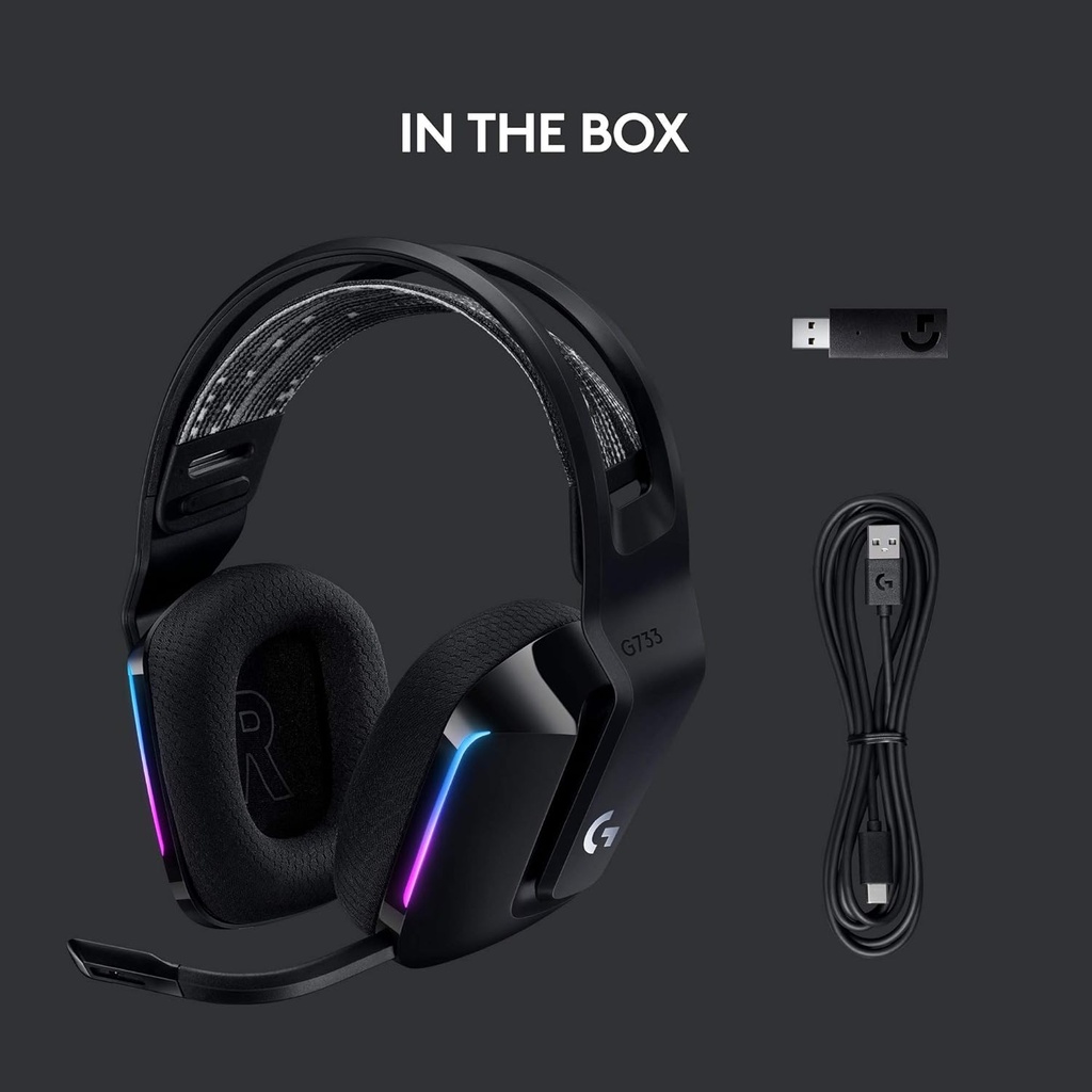 Logitech G733 Lightspeed Wireless | BLACK
