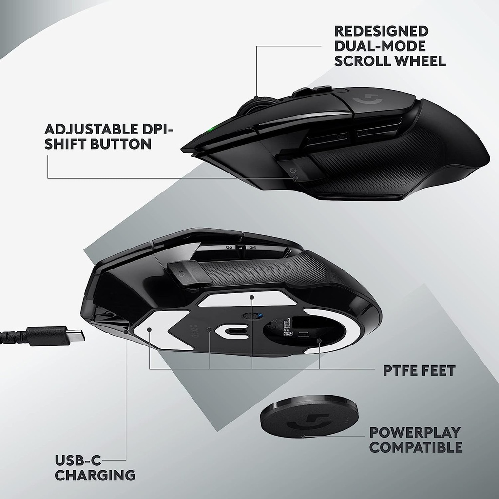 Logitech G502 X Lightspeed Wireless | BLACK