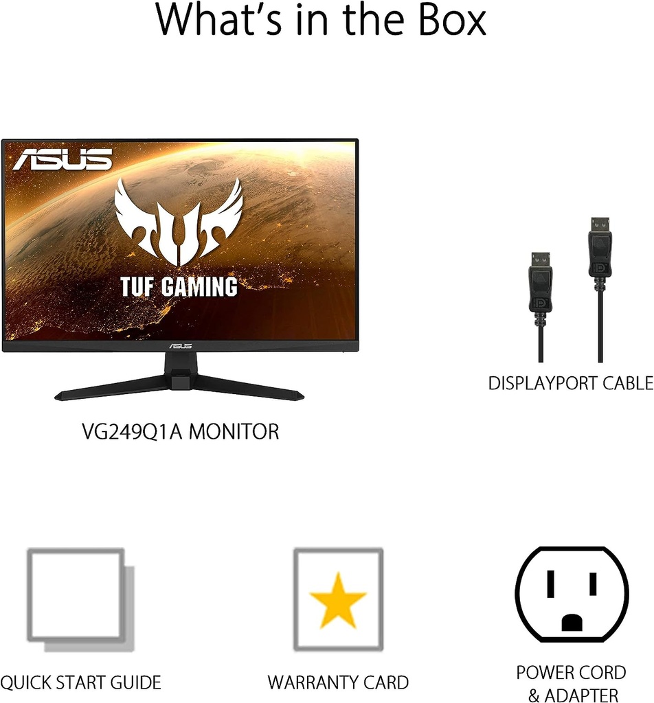 ASUS TUF Gaming 23.8” | 1080P Full HD | IPS | 165Hz | 1ms | 