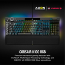 Corsair K100 RGB | BLACK  | CHERRY MX SPEED RGB