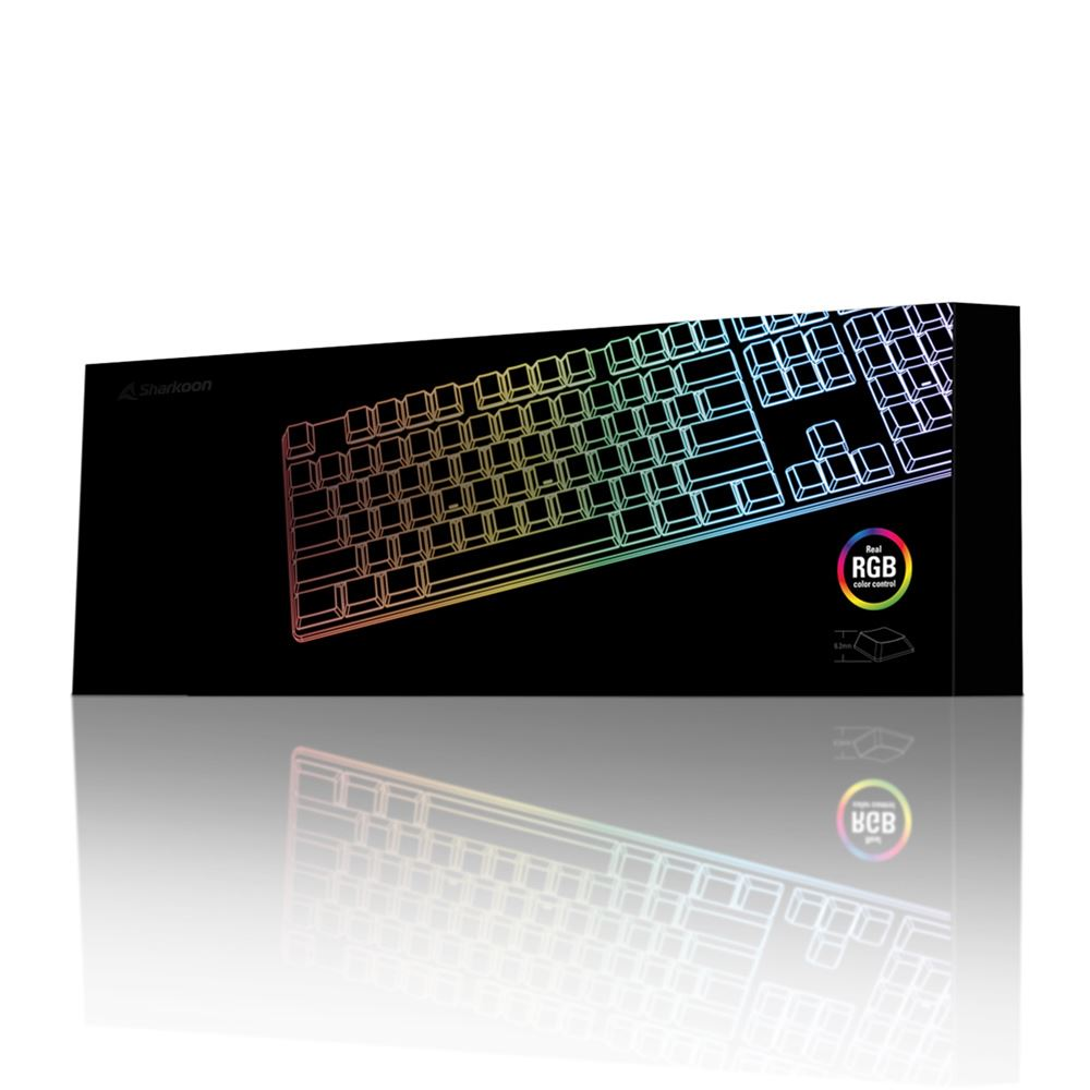 SHARKOON PUREWRITER TKL RGB | BLACK 