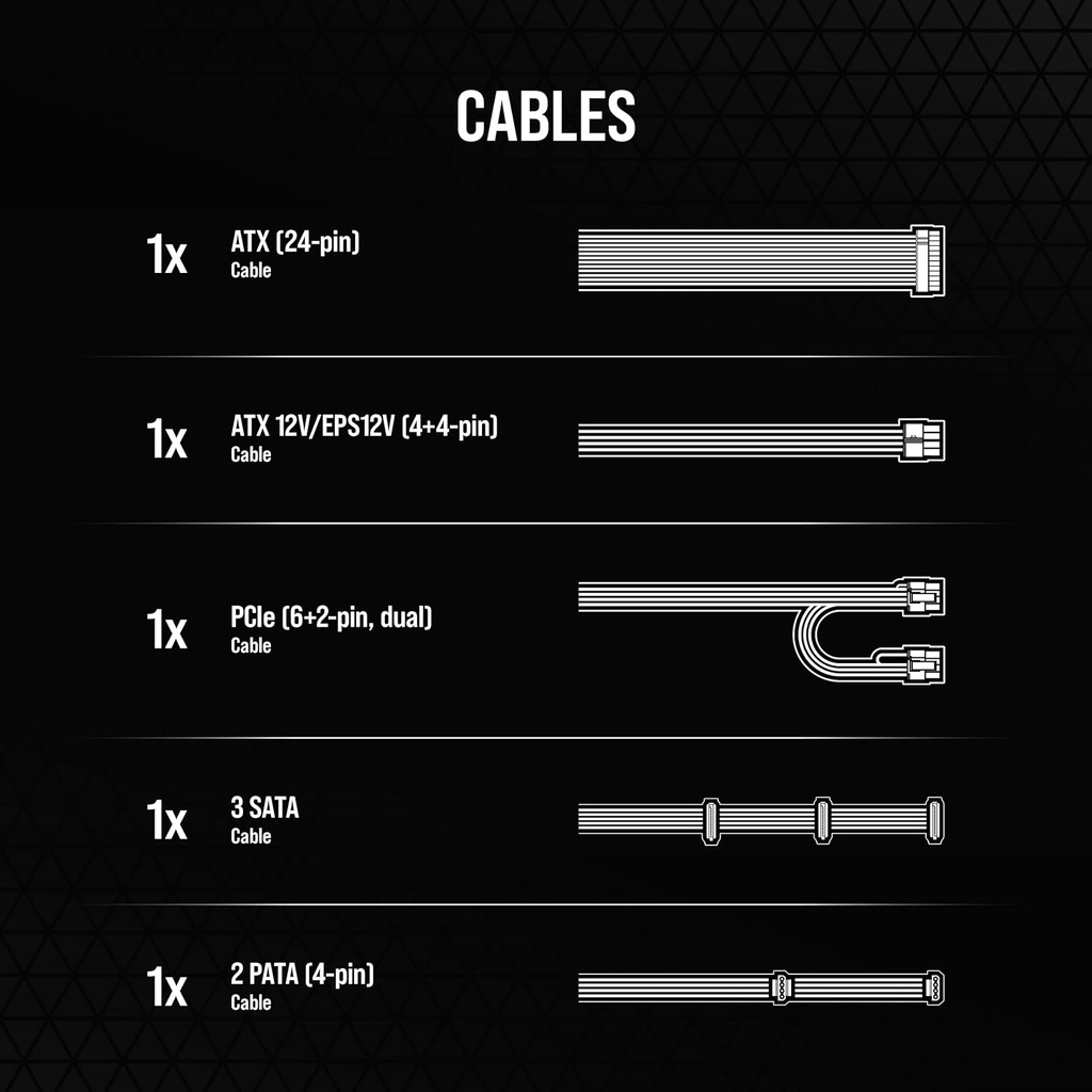 CORSAIR CX650 80+ Bronce 