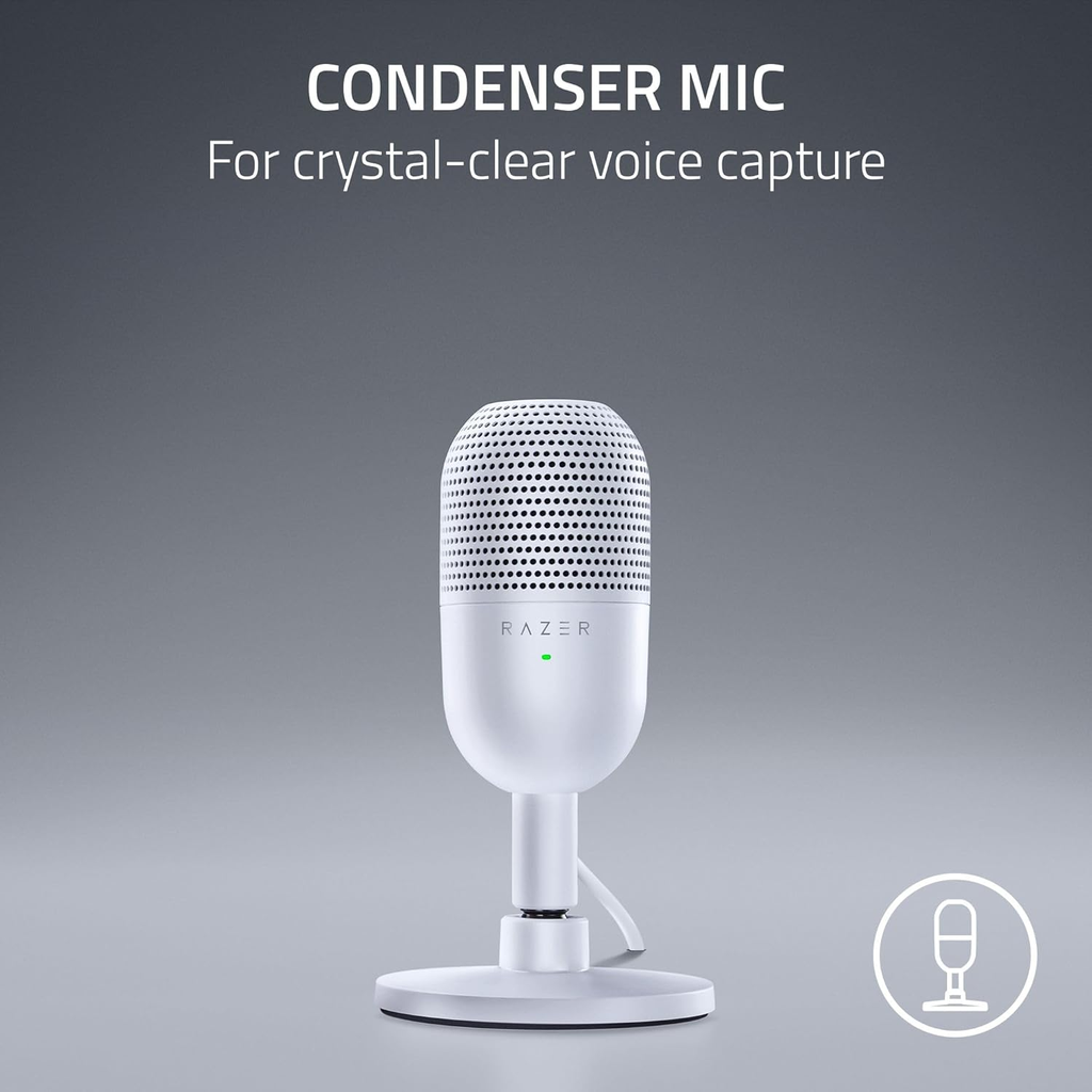 Razer Seiren V3 Mini | USB Microphone | WHITE