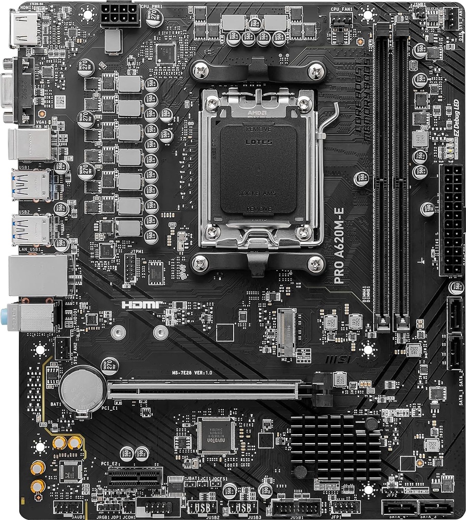 MSI PRO A620M-E | DDR5