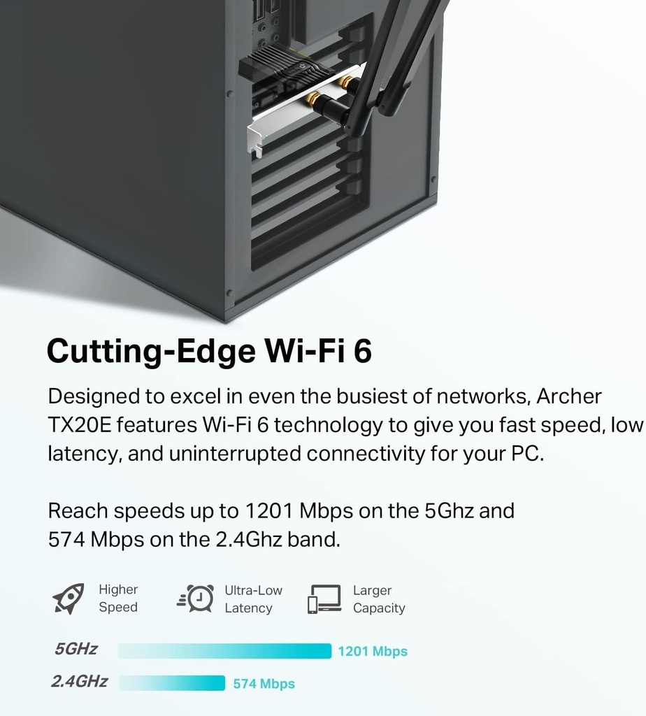 TP-Link WiFi 6 PCIe WiFi Card | AX1800