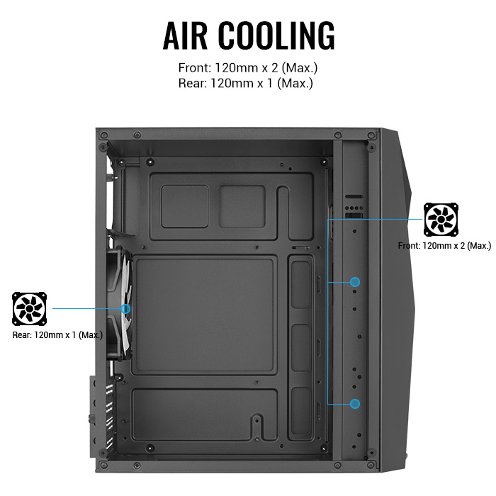 AEROCOOL RAIDER MINI RGB