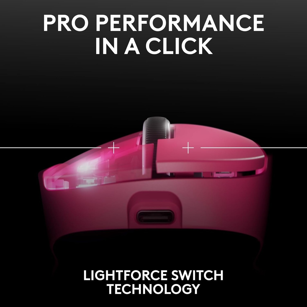  LOGITECH PRO X SUPERLIGHT 2 | ROSADO