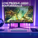 LOGITECH G515 LIGHTSPEED TKL | Tactile Brown Switch | WHITE