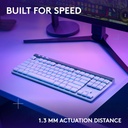 LOGITECH G515 LIGHTSPEED TKL | Tactile Brown Switch | WHITE