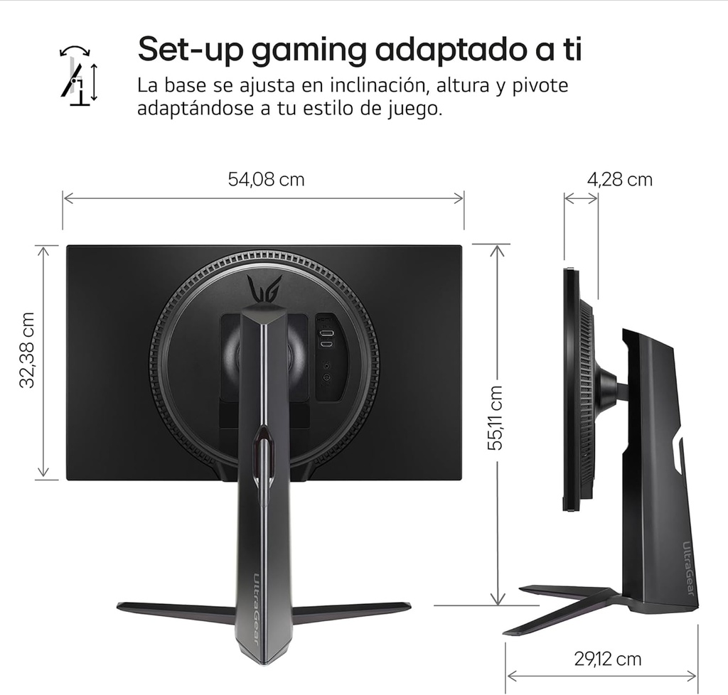 LG Ultragear 24" | 24GS65F-B | IPS | HDR10 | (1920x1080) | 180 Hz |1ms | BLACK