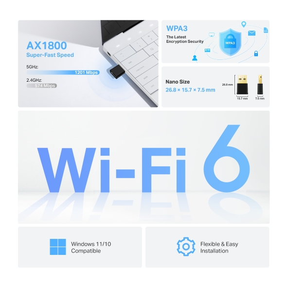 TP LINK ARCHER TX20U NANO(US) | USB WIFI 6