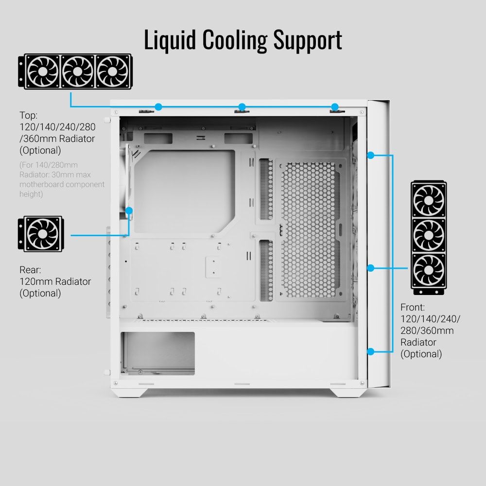 AEROCOOL D502A MINI | WHITE