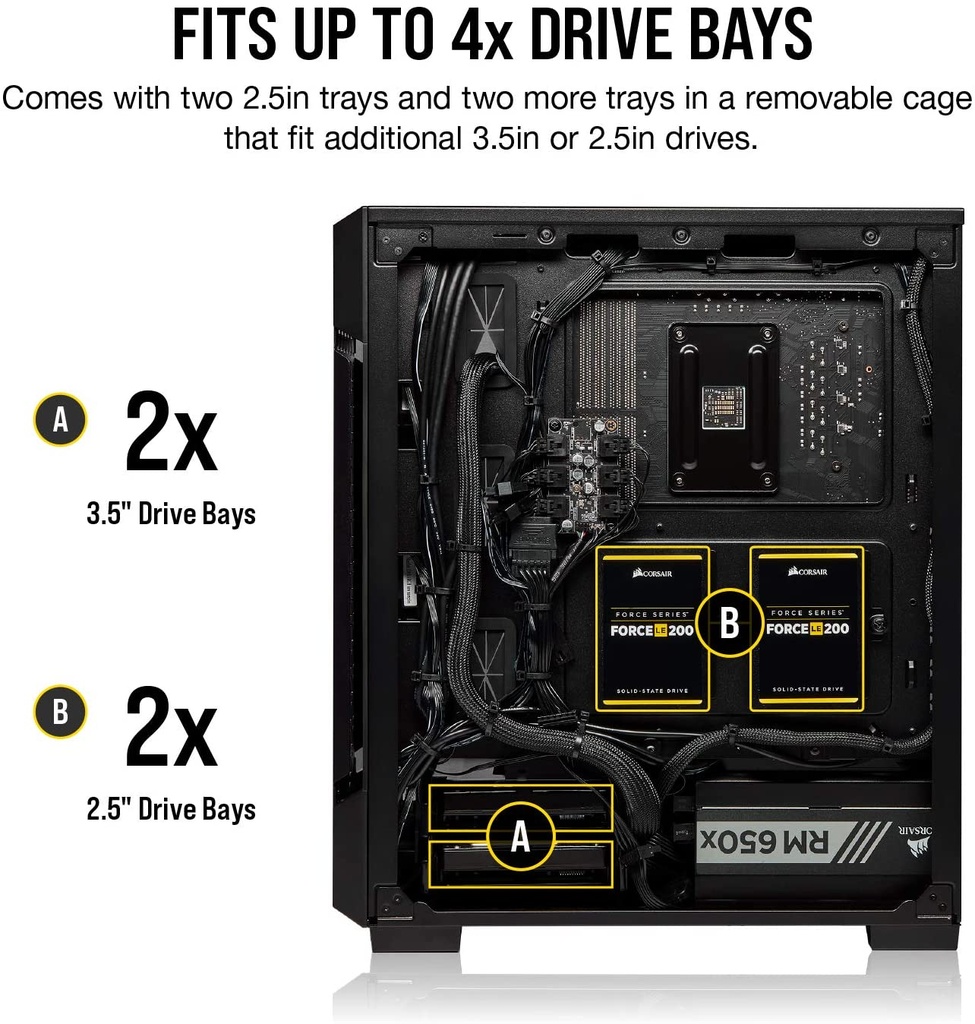 Corsair iCUE 220T RGB Airflow Mid-Tower - Black (CC-9011173-WW)