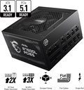 MSI MAG A750GL PCIE 5.1 & ATX 3.1| Full Modular | 80+ Gold  | 750W | ATX 