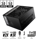 MSI MPG A1000G | PCIE 5.1 & ATX 3.1 | Full Modular | 80+ Gold | 1000W | ATX