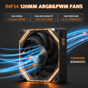 DarkFlash INF34 | 3 Pack | ARGB 