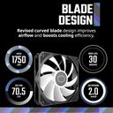Cooler Master MF120 Lite | 3-Pack Fan | 120mm | ARGB 
