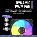 Cooler Master MF120 Lite | 3-Pack Fan | 120mm | ARGB 