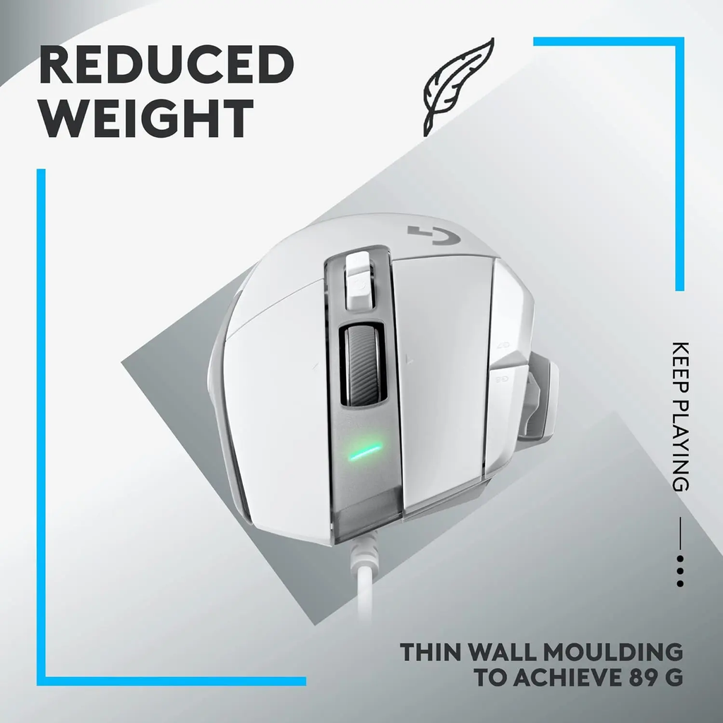 LOGITECH G502 X WIRED | WHITE