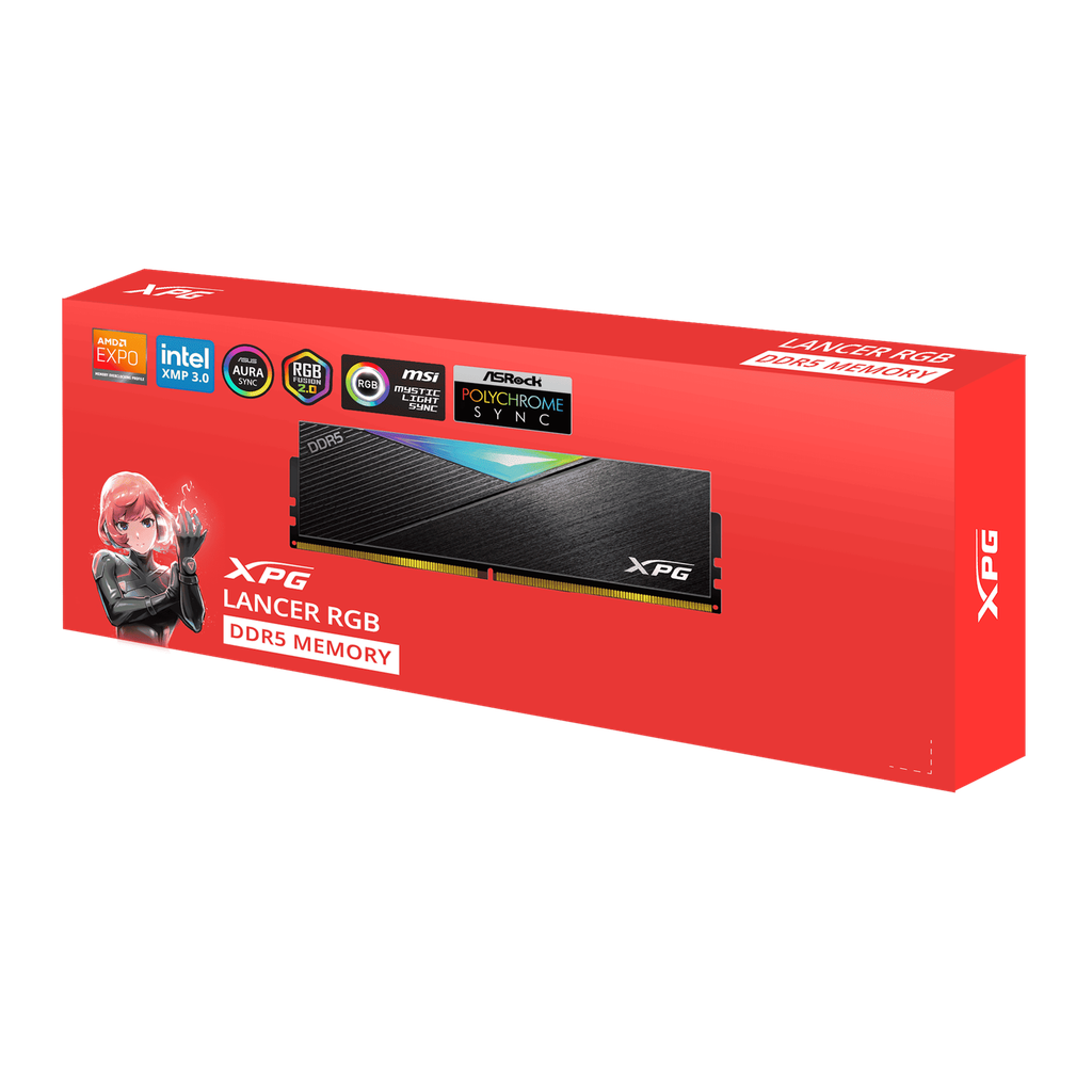 ADATA XPG LANCER RGB DDR5 | 16GB | 6400 MHz | BLACK