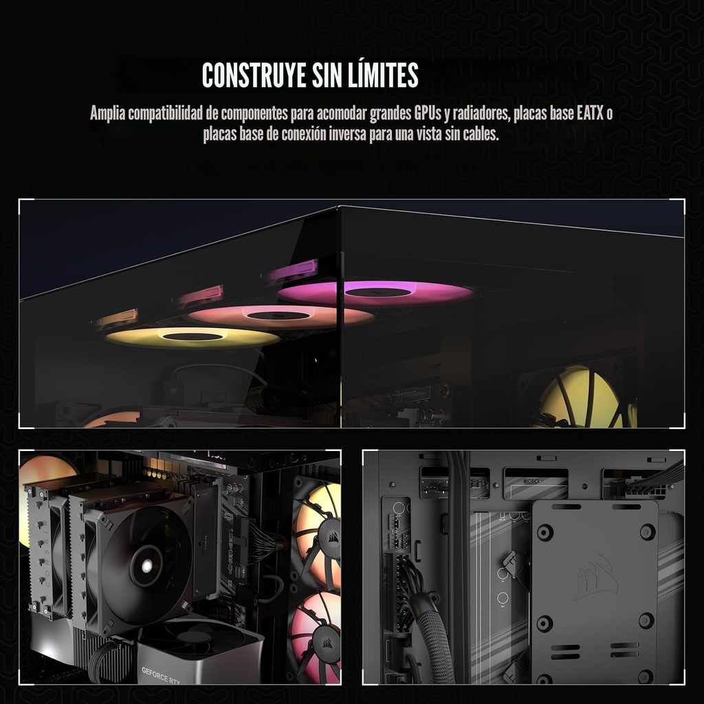 CORSAIR 3500X | ARGB | MID TOWER | BLACK