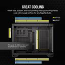 CORSAIR 2500X TEMP GLASS BLACK