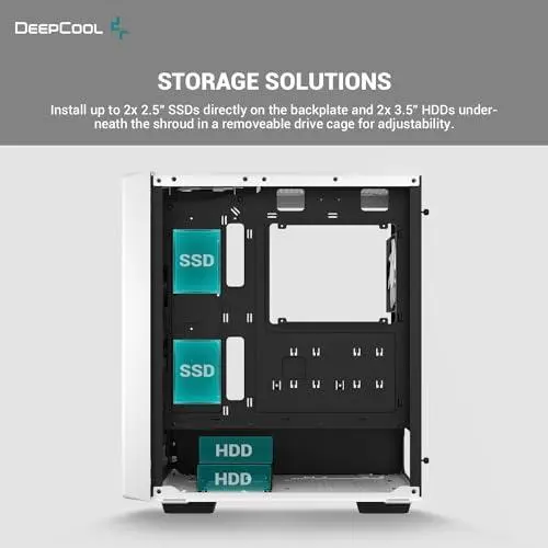 DEEPCOOL CC560 V2 ARGB ATX | WHITE