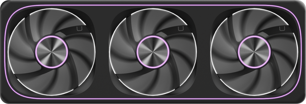 FORMULA V LINE ARGB | TRIPLE FAN AIR FUSION | 360MM | BLACK