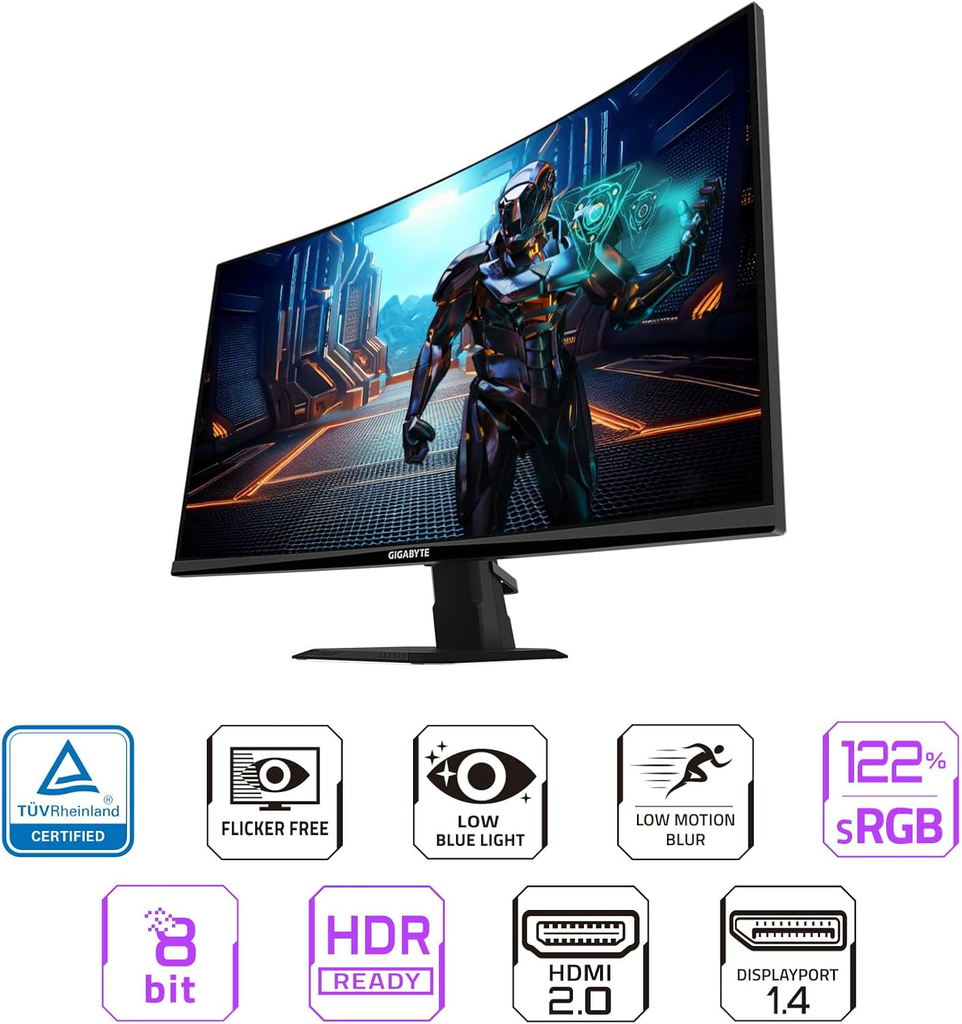 GIGABYTE GS27QCA 27" | VA | QHD | 2560x1440 | 180Hz | 1ms